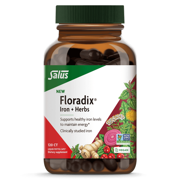 Floradix Iron & Herbs Phyto Capsules 120 ct