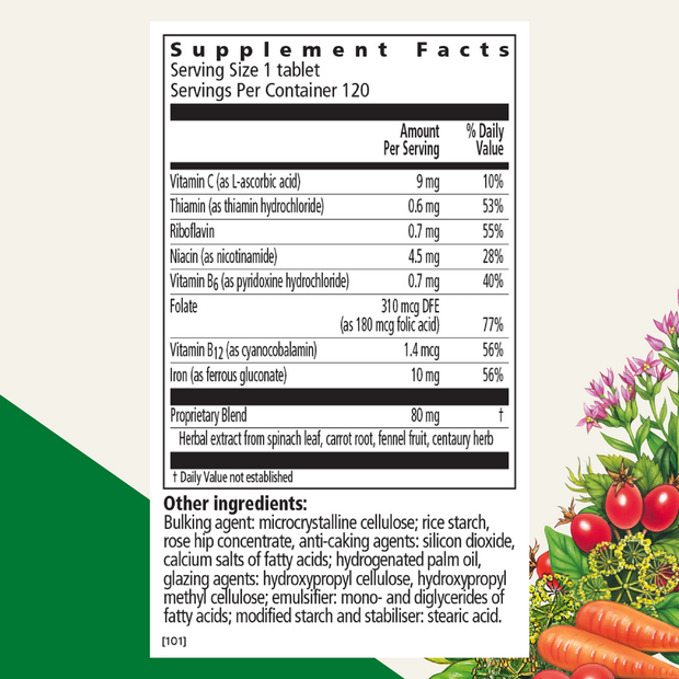 Floradix® Iron Tablets With B Vitamins